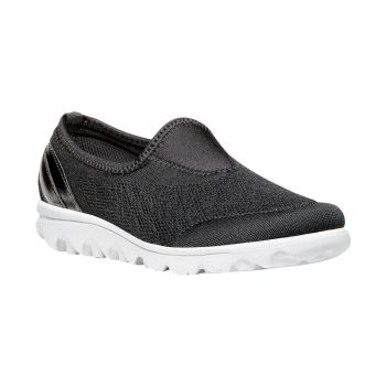 Baskets Propet TravelActive Slip-On Femme Noir | m4Ke32xx