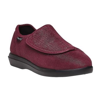 Chaussures Plates Propet Cush'N Foot Femme Merlot Corduroy | v792yb7M